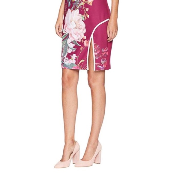 Ted Baker Kalena Serenity Side Slit Pencil Skirt - Picture 3 of 8